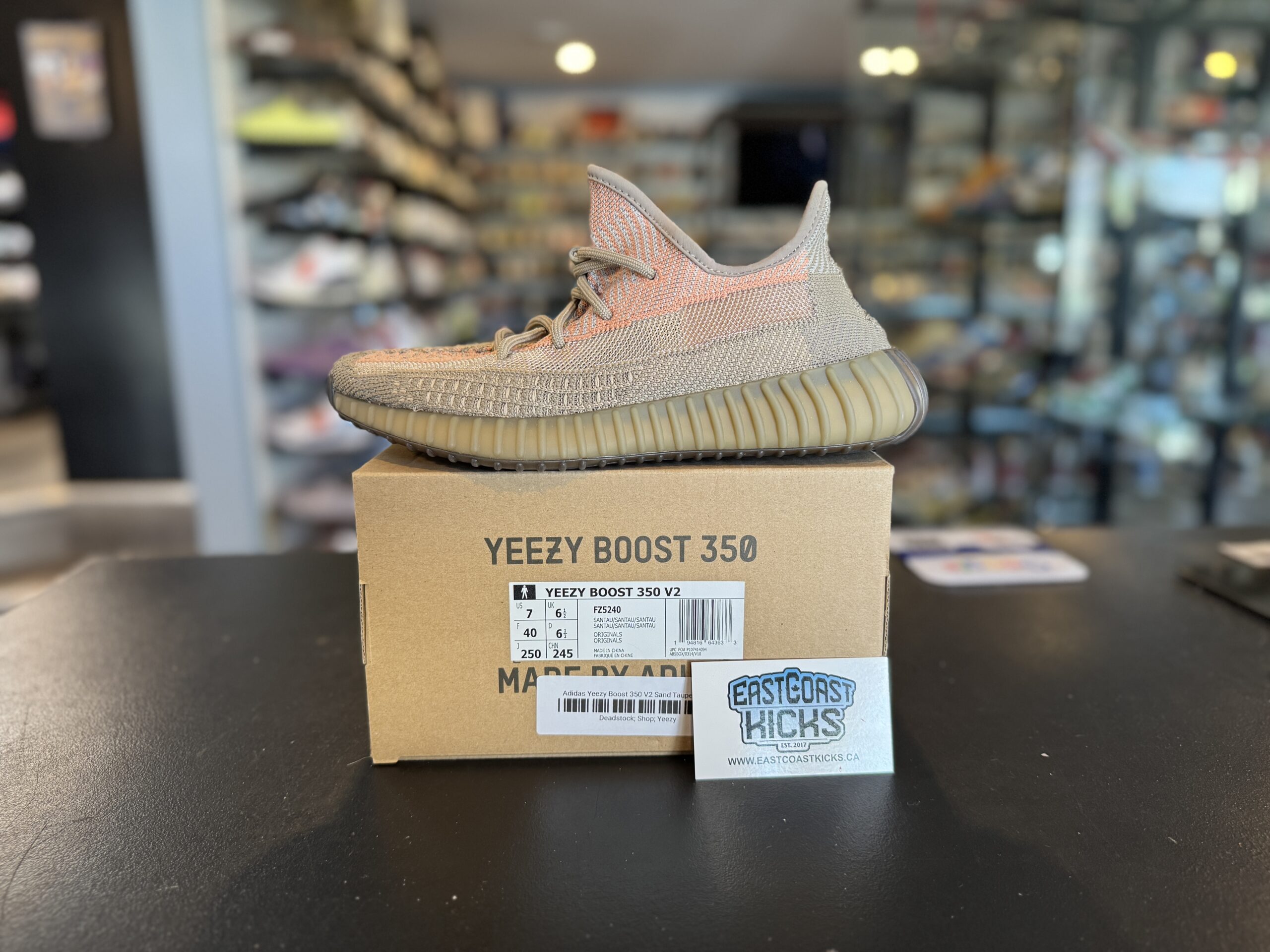 Adidas Yeezy Boost 350 Sand Taupe Size 7