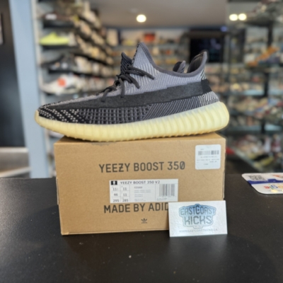 Preowned Adidas Yeezy Boost 350 V2 Carbon Size 11.5