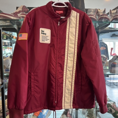 Preowned Supreme Our Policy Jacket Red Size XL