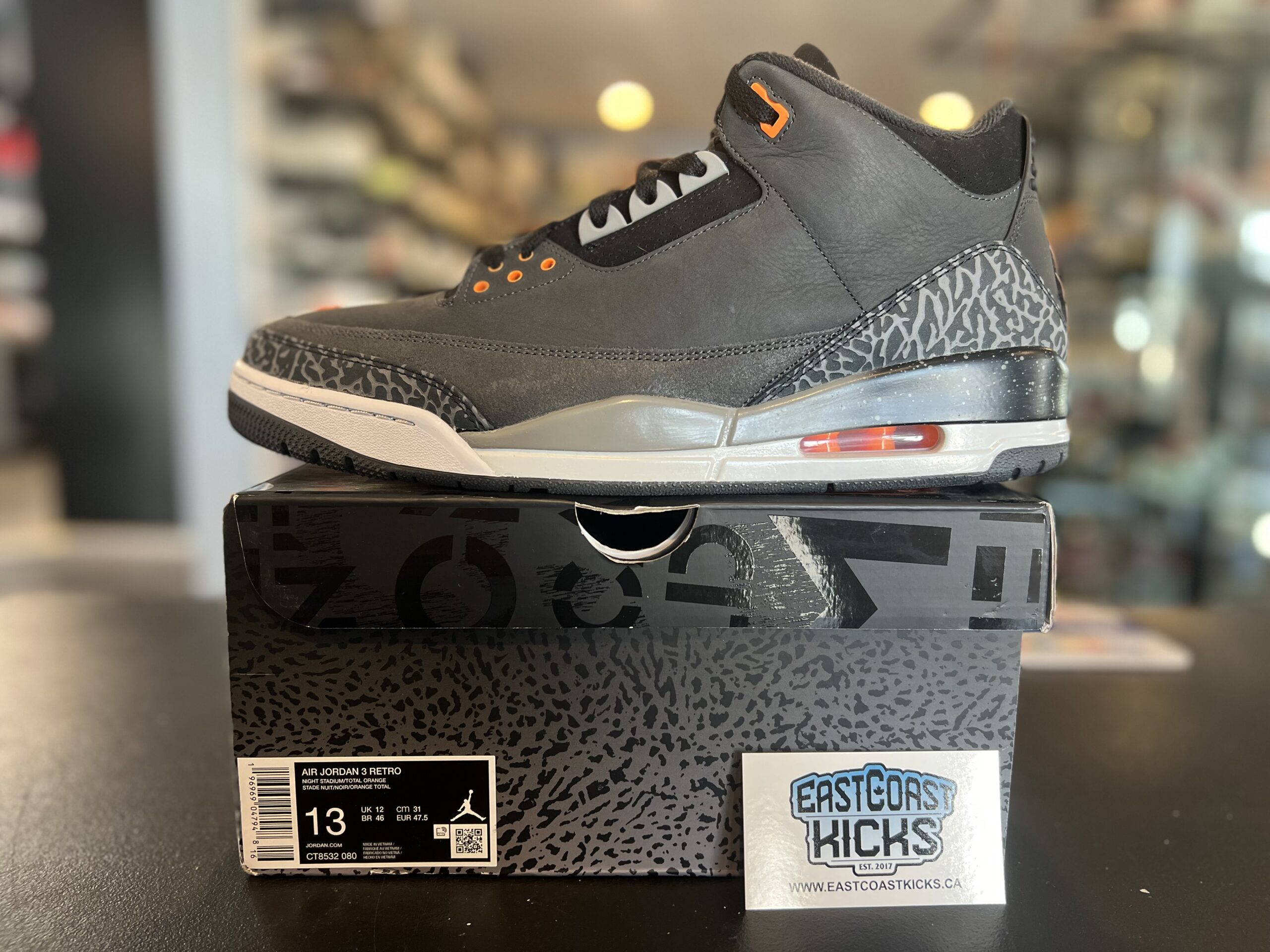 Jordan 3 Retro Fear Pack Size 13