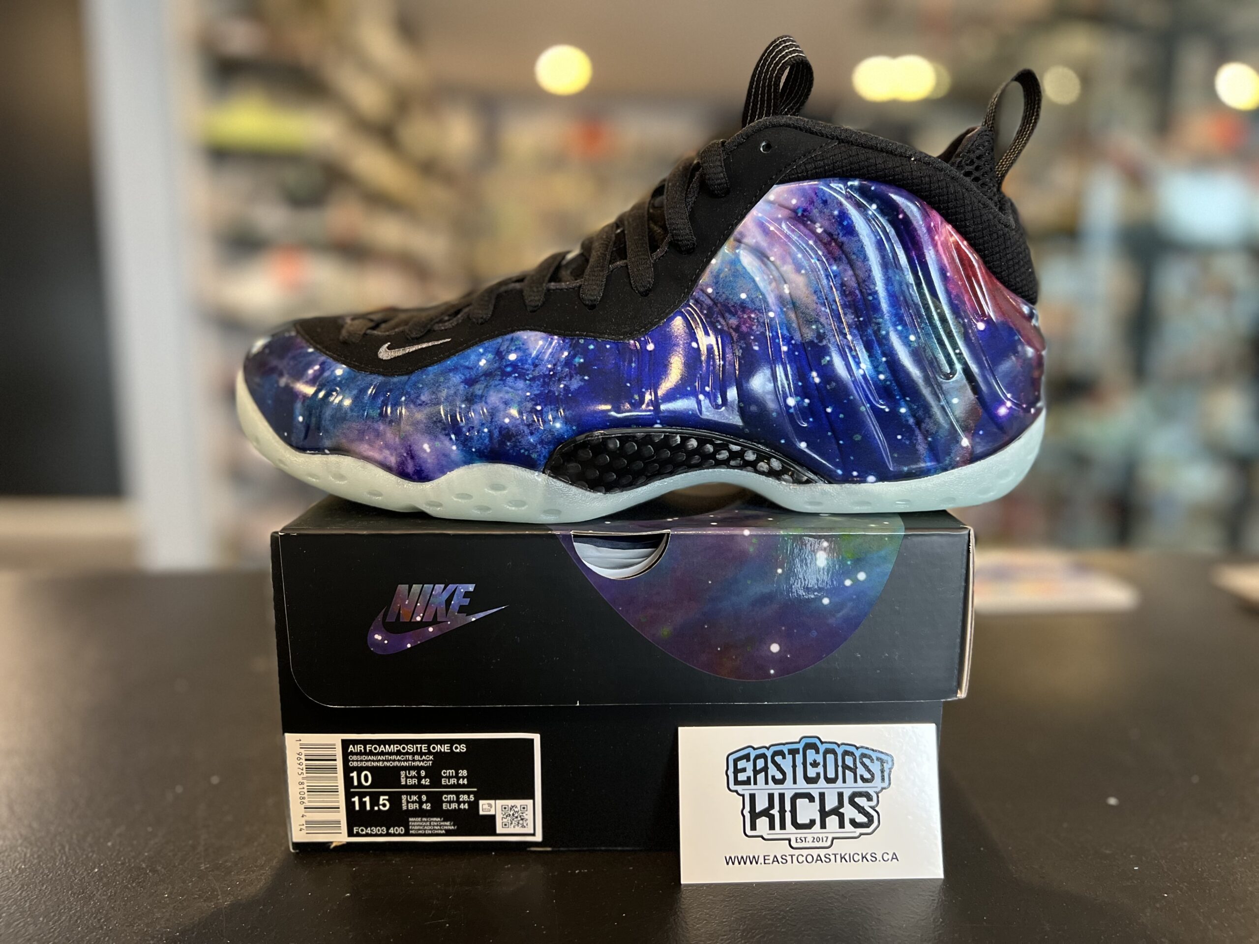 Nike Air Foamposite One Galaxy 2025 Size 10