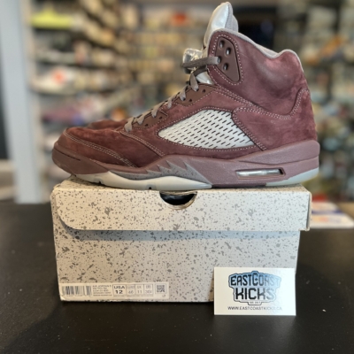 Preowned Jordan 5 Retro Burgundy Size 12