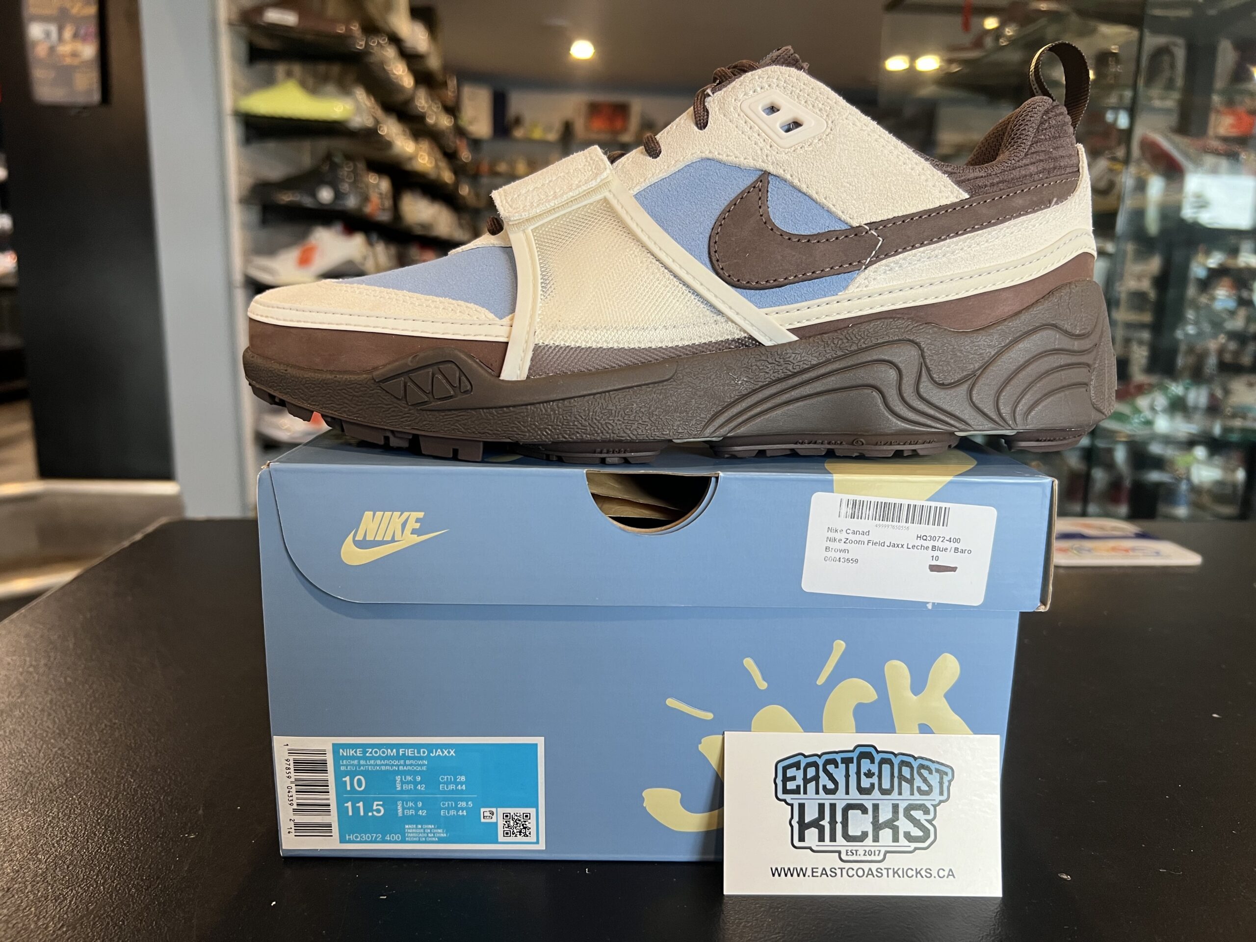 Nike Zoom Field Jaxx Travis Scott Leche Blue Size 10