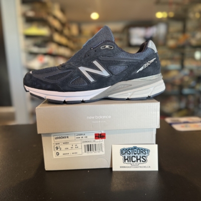 New Balance 990v4 MiUSA Navy Size 9.5