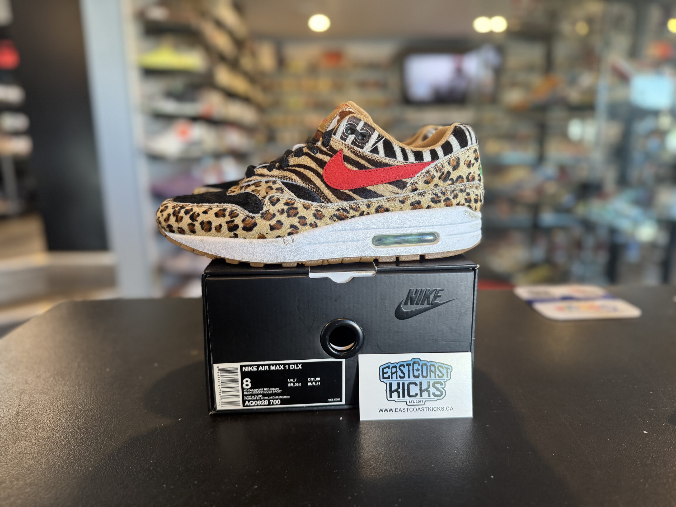 Preowned Nike Air Max 1 atmos Animal Pack 2.0 Size 8