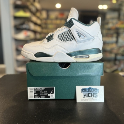 Preowned Jordan 4 Retro Oxidized Green Size 8