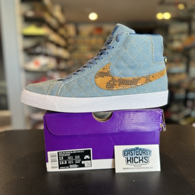 Preowned Nike SB Blazer Mid Supreme Denim Size 12