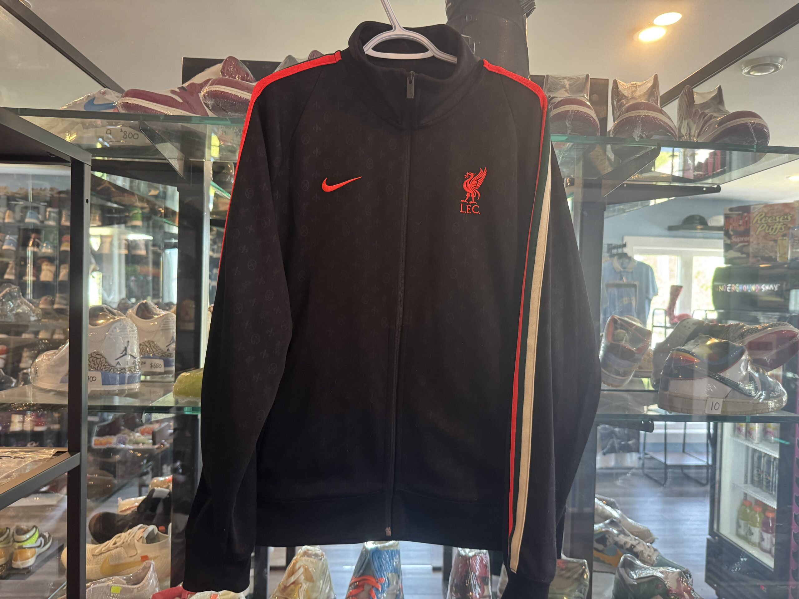 Preowned Nike Liverpool Zip Up Size L