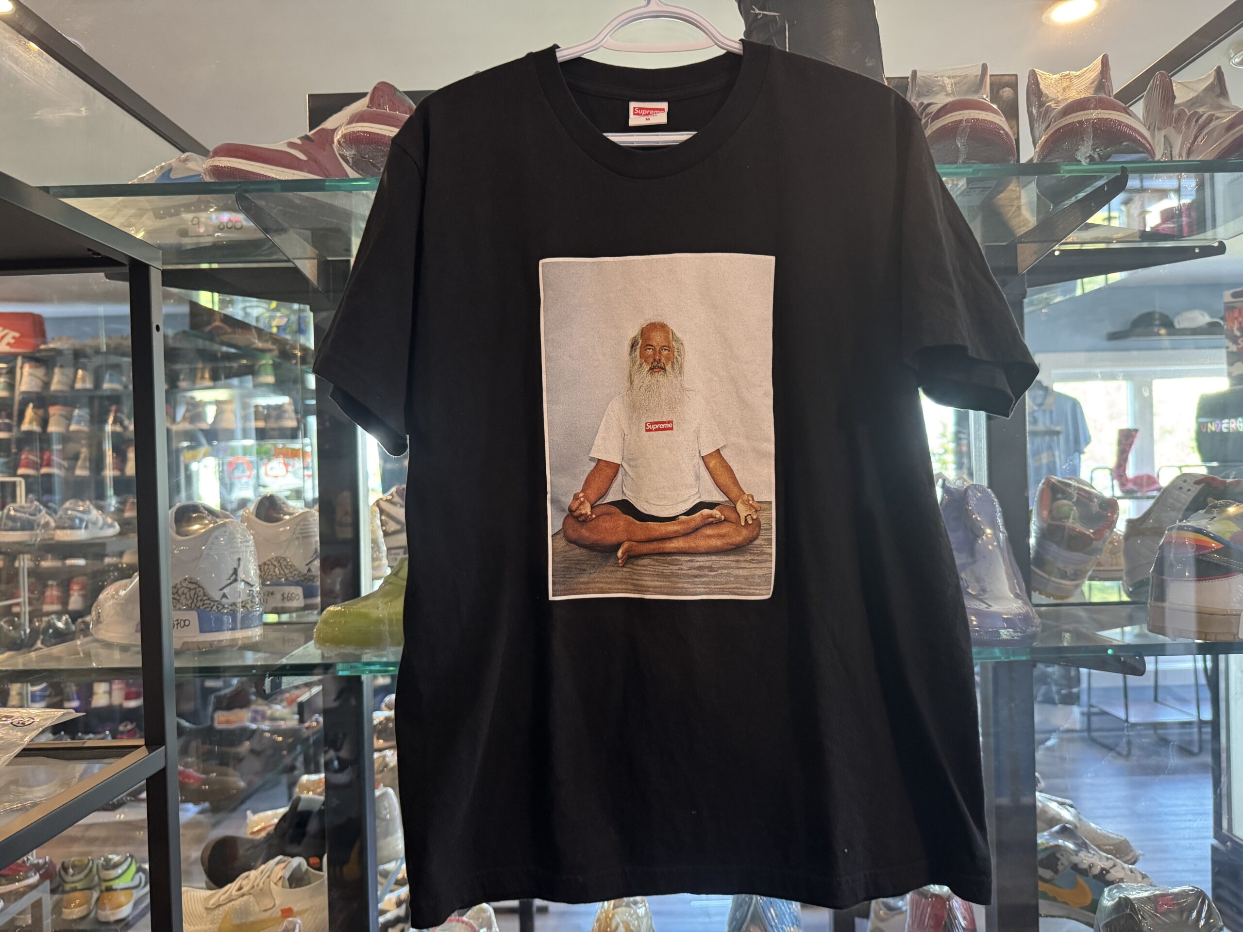 Preowned Supreme Rick Rubin Tee Black Size M