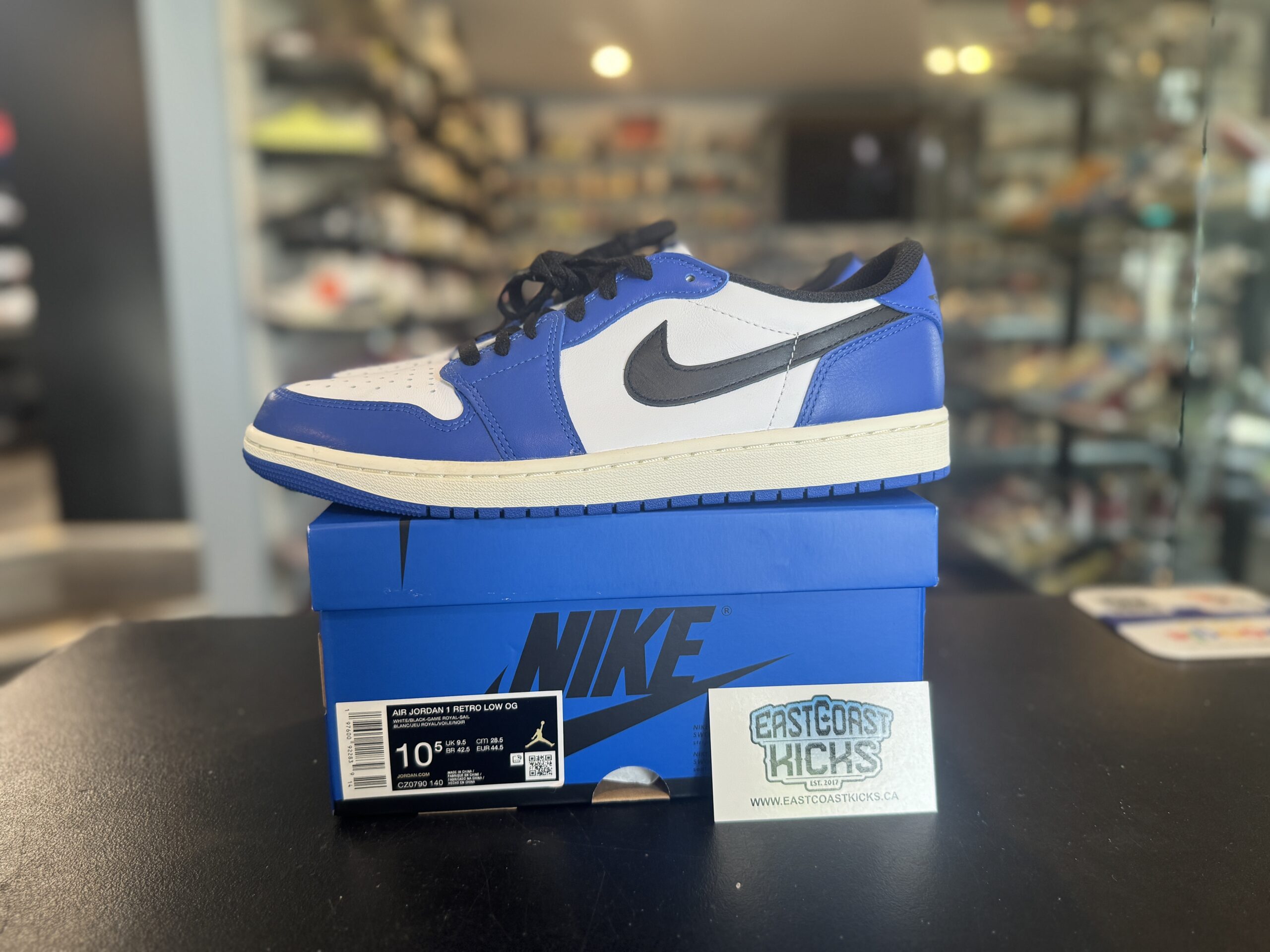 Preowned Jordan 1 Retro Low OG Game Royal Size 10.5