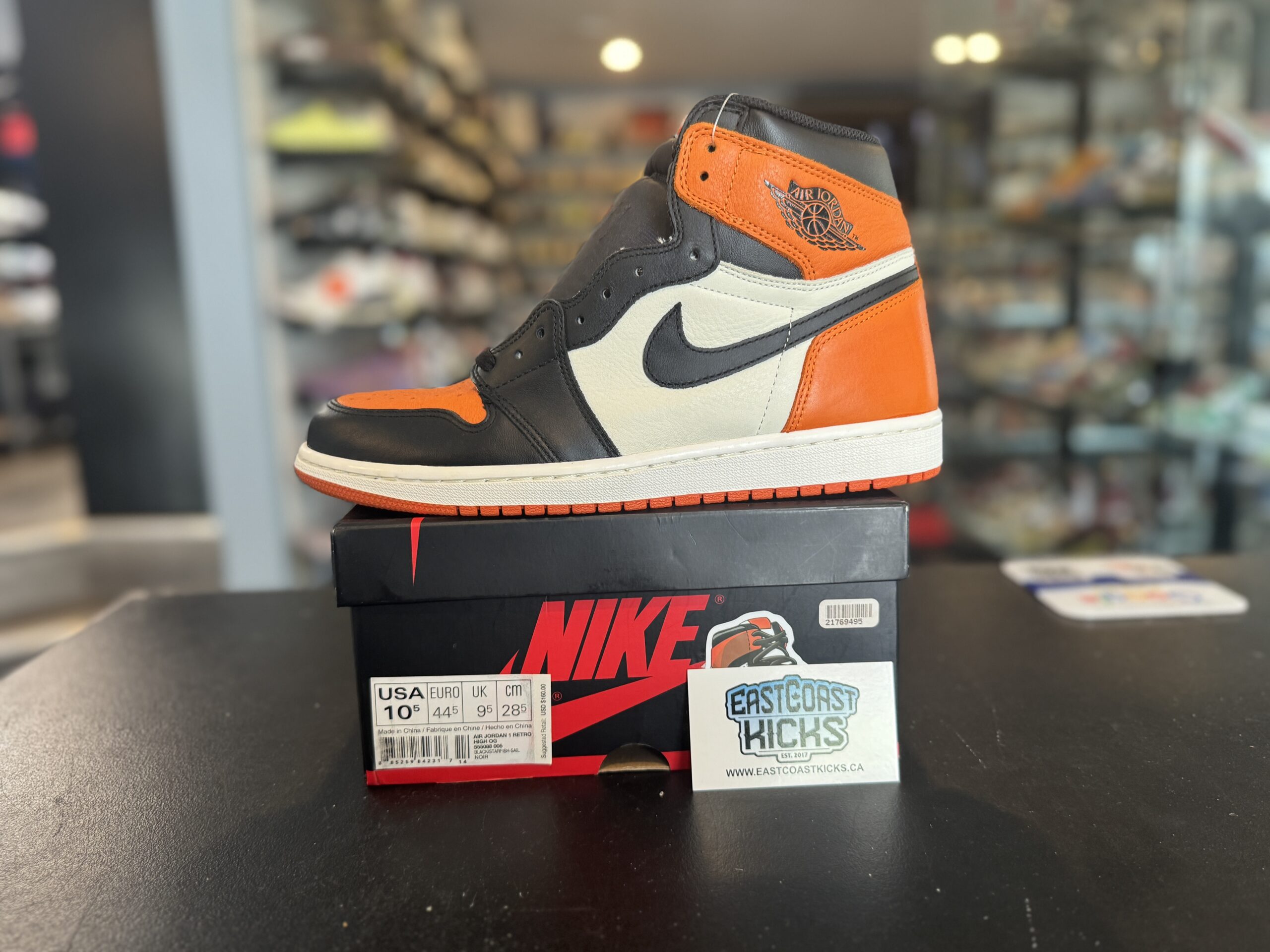 Jordan 1 Retro Shattered Backboard Size 10.5