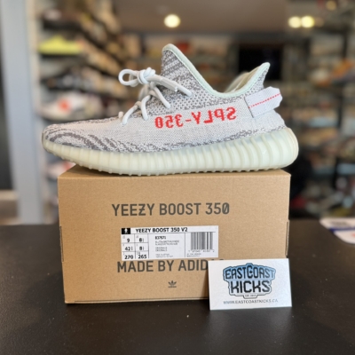 Preowned Adidas Yeezy Boost 350 V2 Blue Tint Size 9