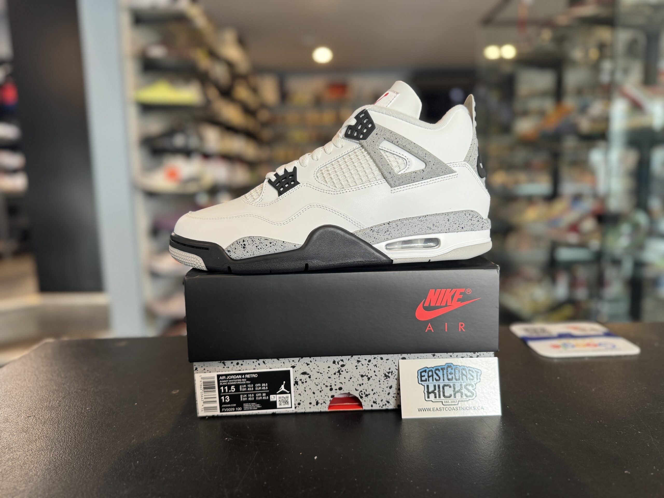 Jordan 4 Retro White Cement Size 11.5
