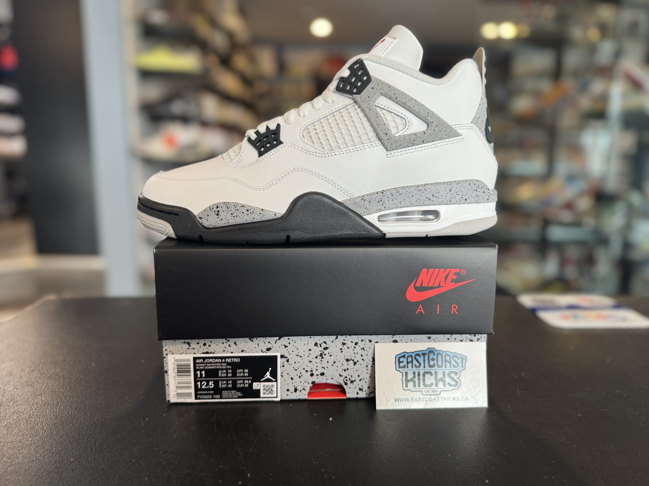Jordan 4 Retro White Cement Size 11