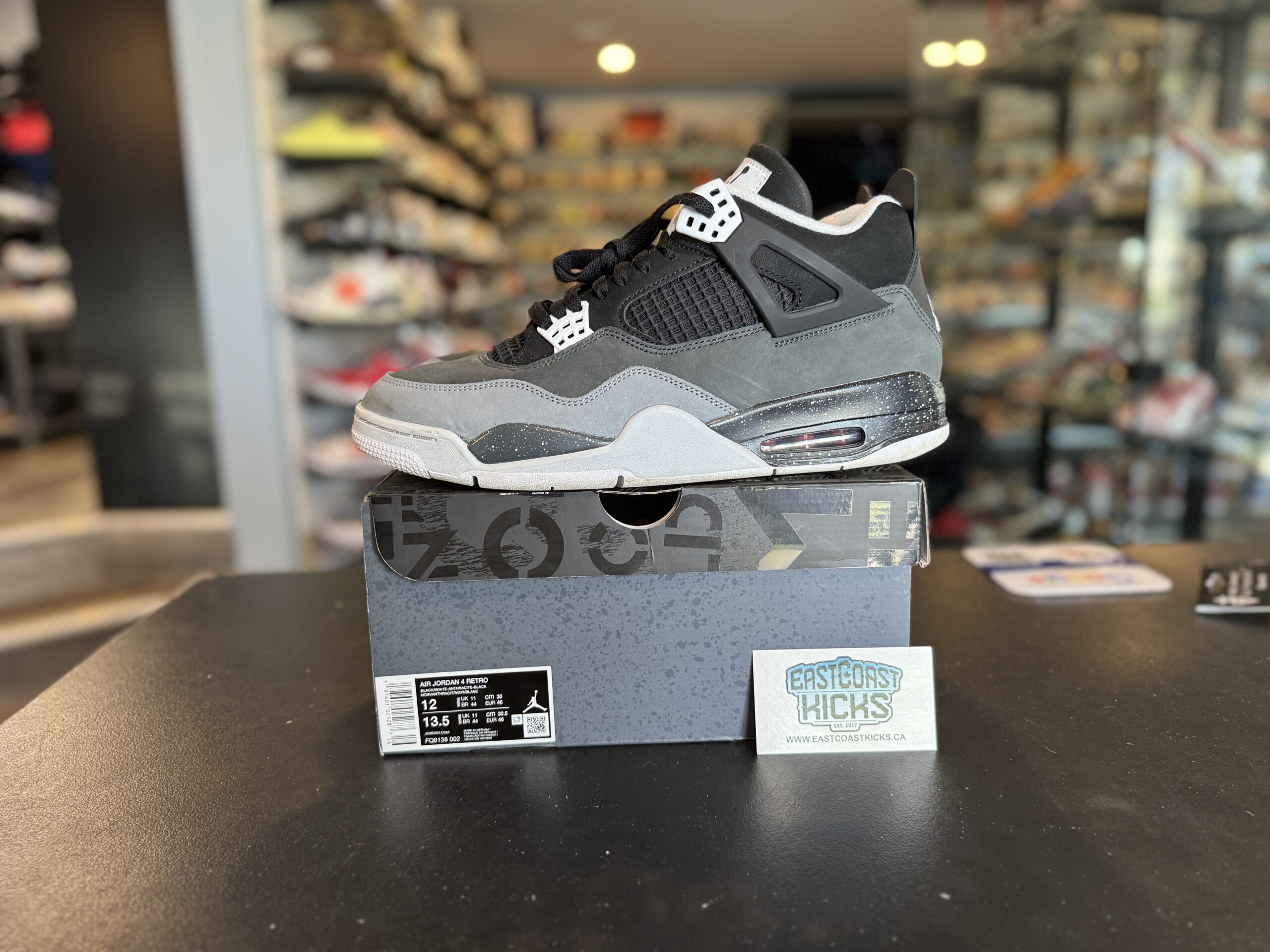 Preowned Jordan 4 Retro Fear Size 12