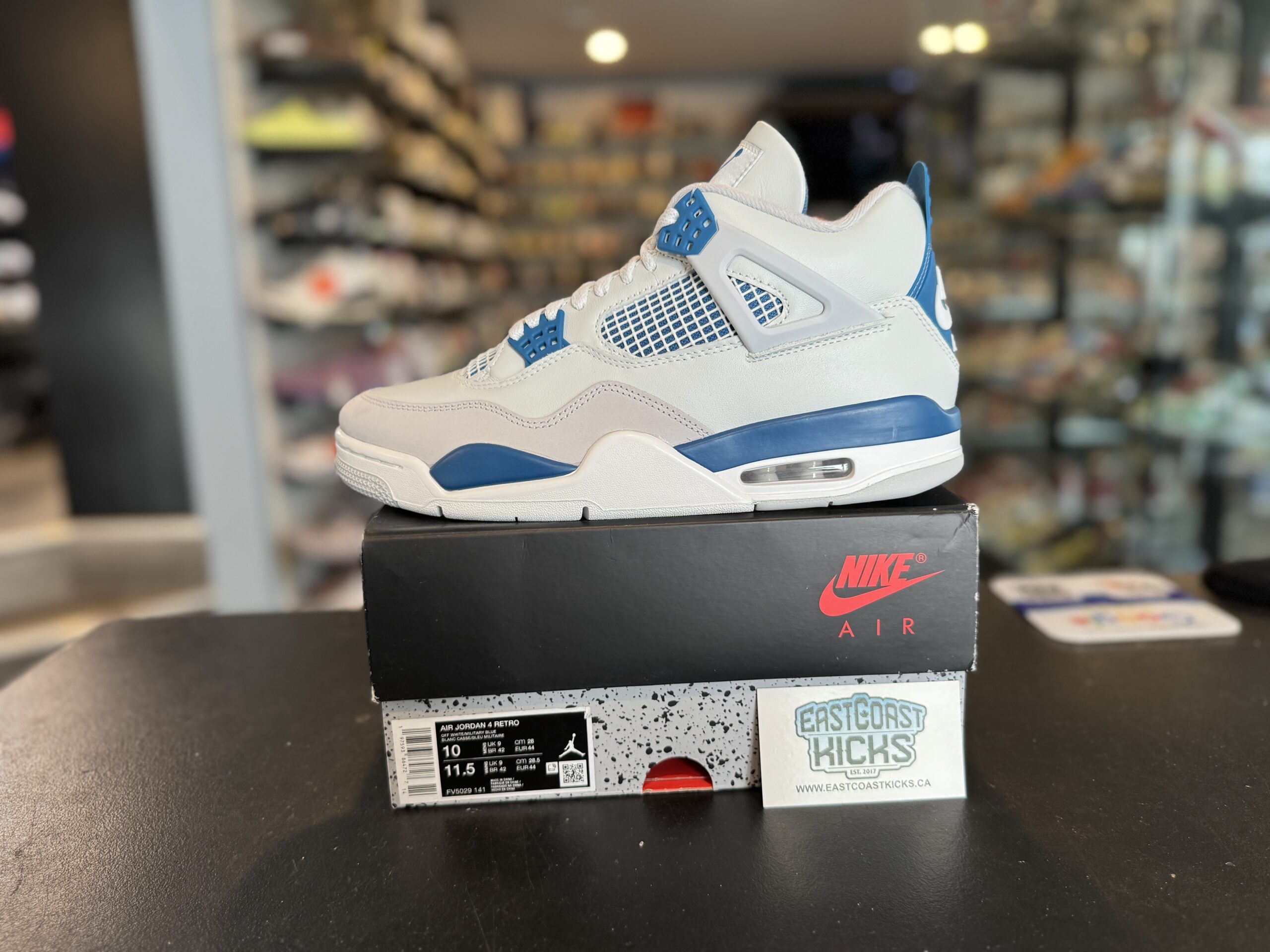 Jordan 4 Retro Military Blue Size 10