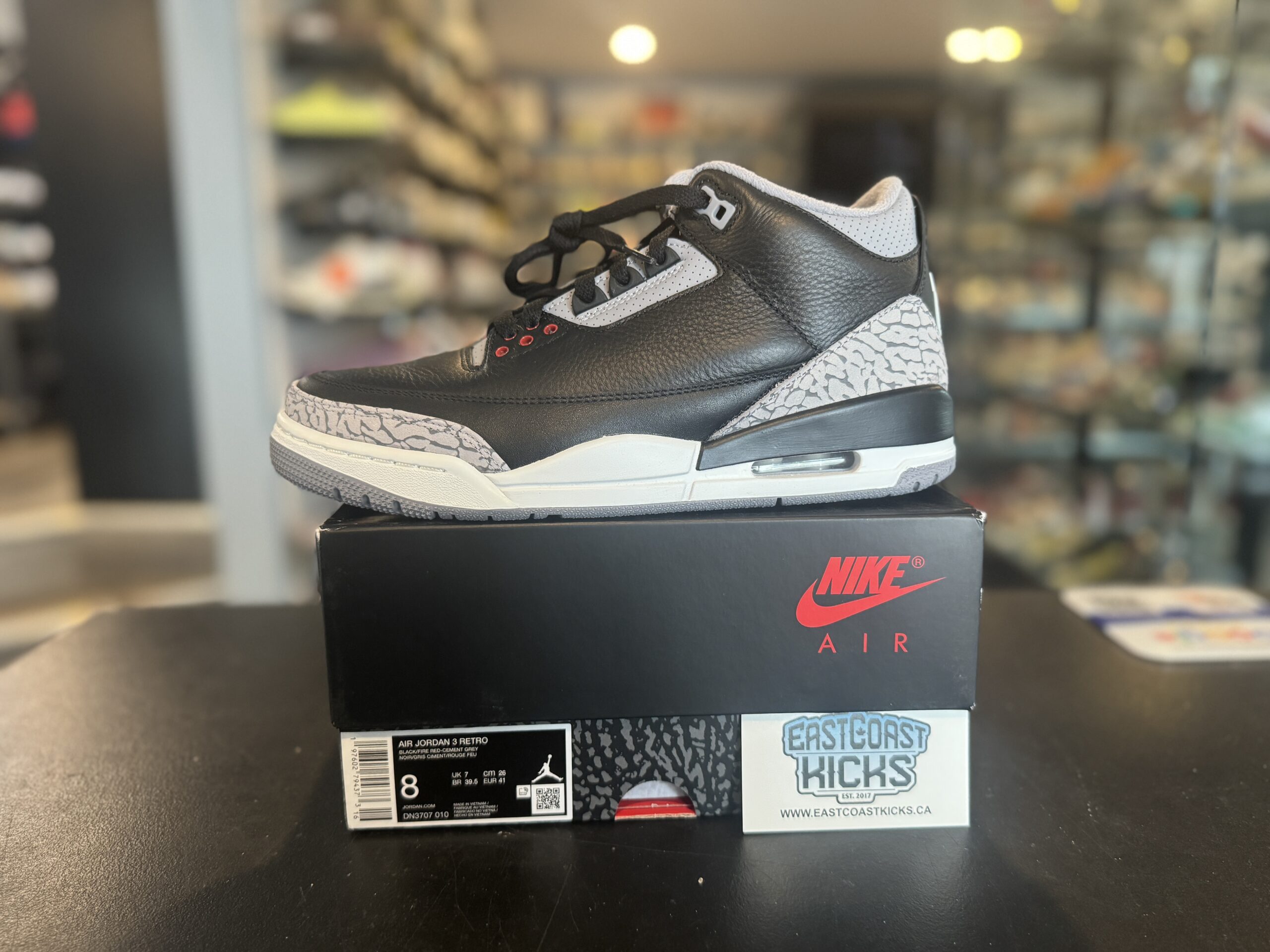 Jordan 3 Retro OG Black Cement Size 8