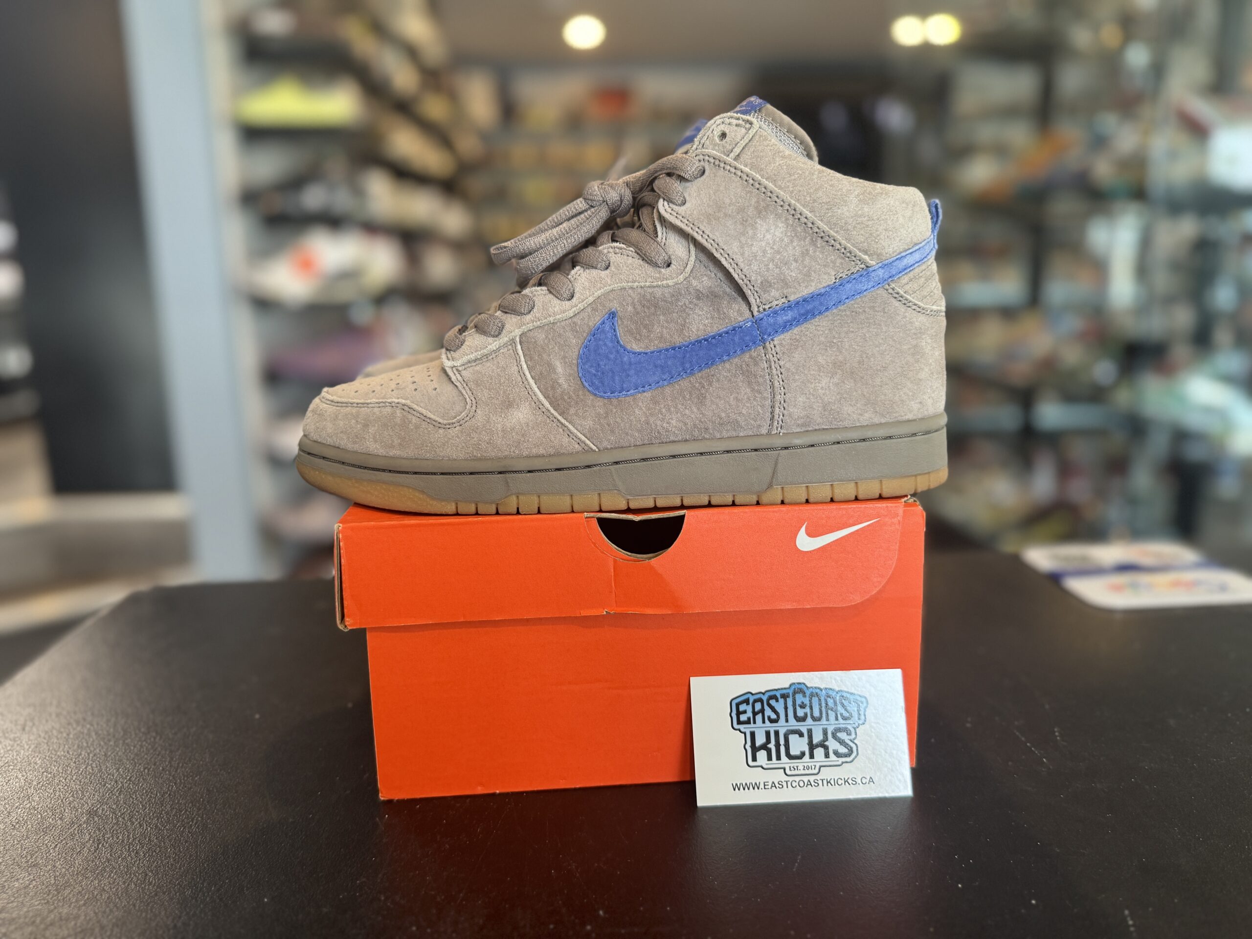 Preowned Nike SB Dunk High Iron Sample Pair Size 9