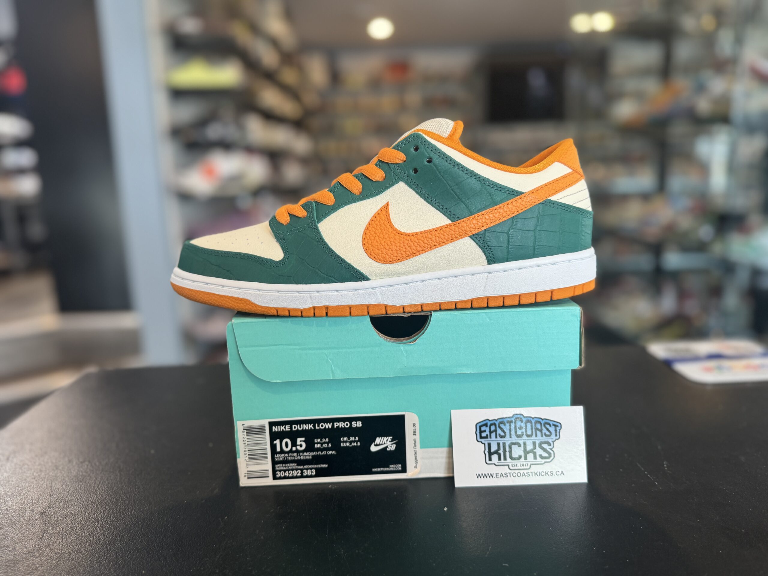 Nike SB Dunk Low Legion Pine Kumquat Size 10.5