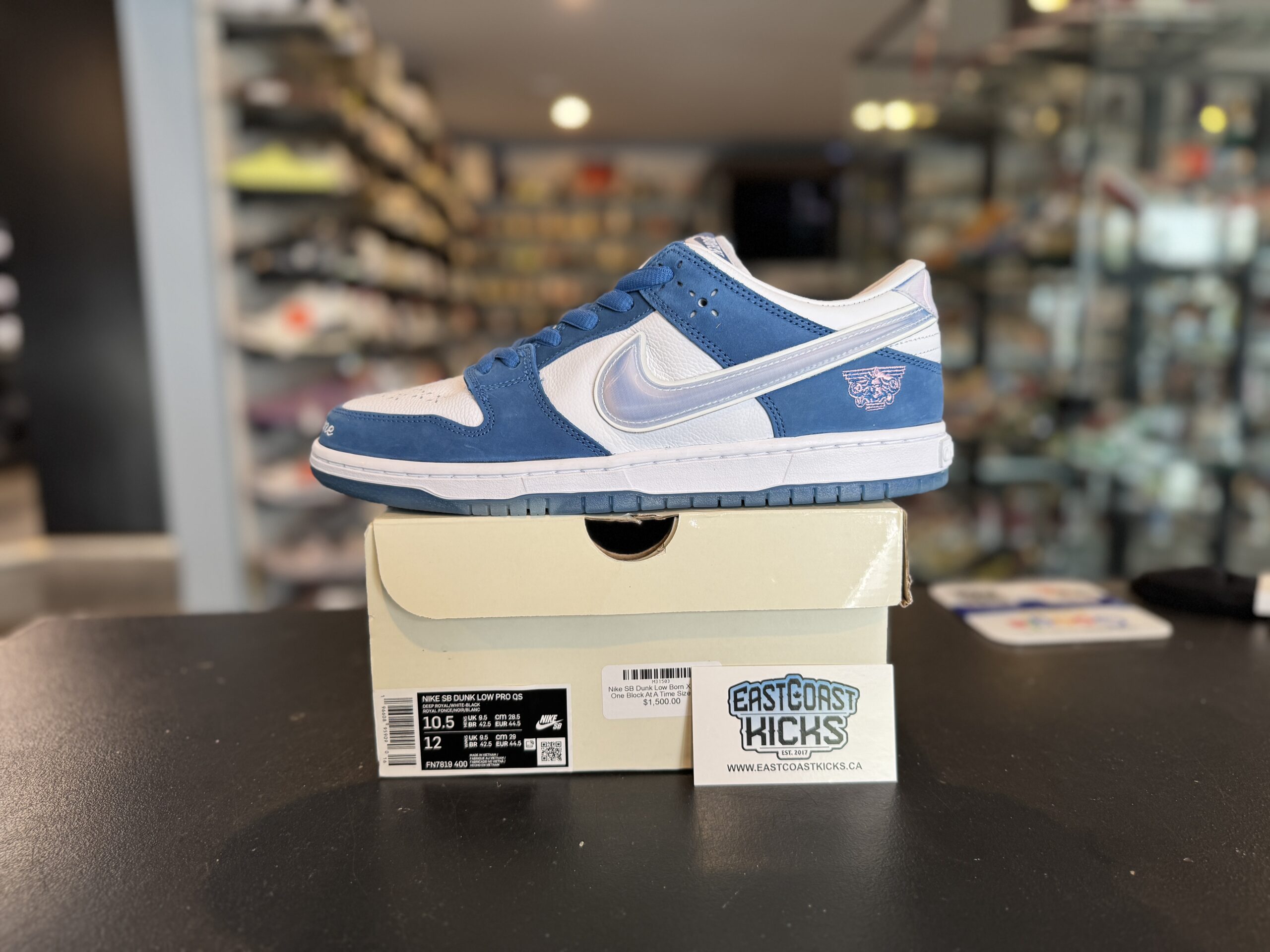 Nike SB Dunk Low Born X Raised One Block At A Time Size 10.5