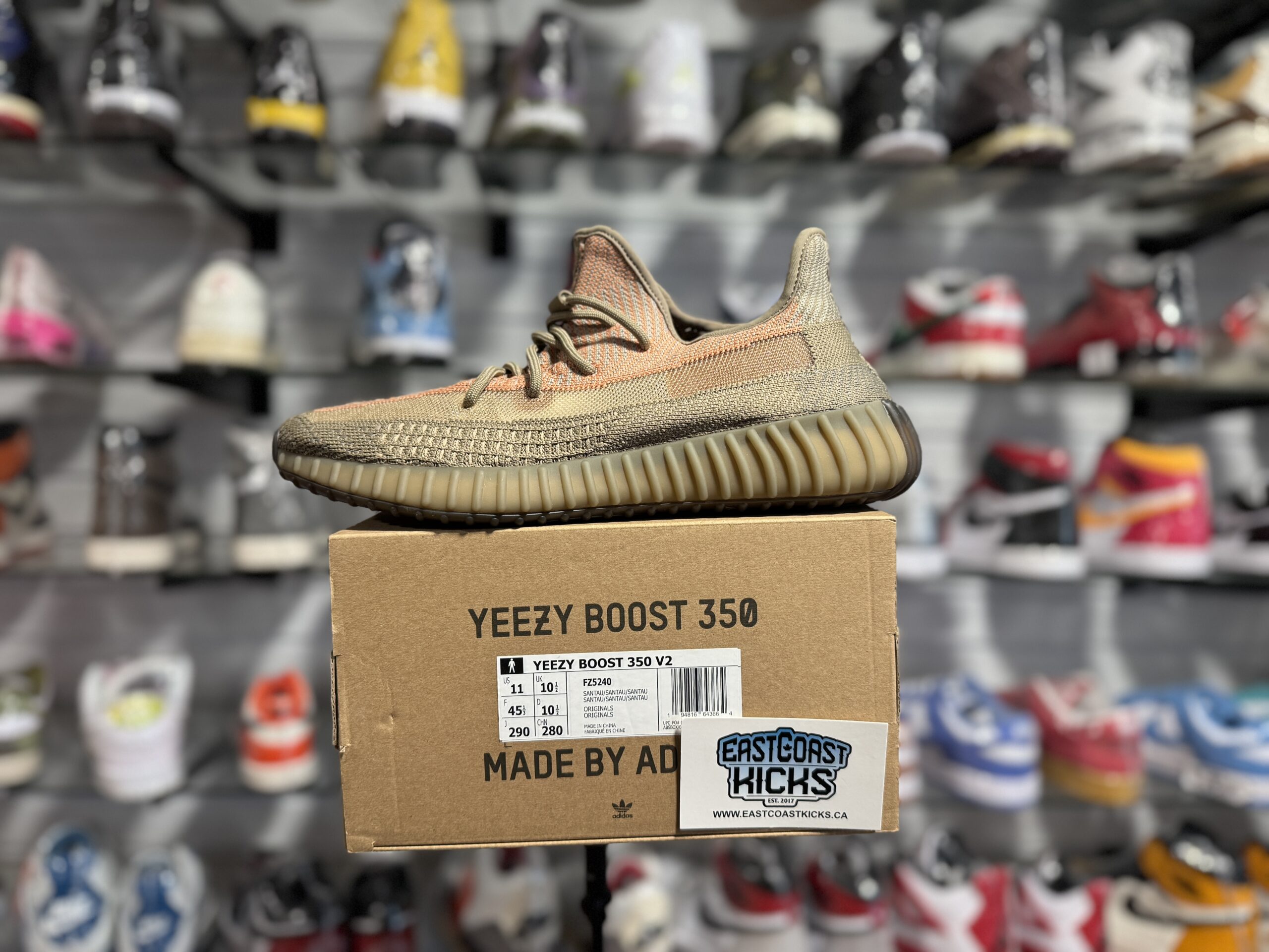 Adidas Yeezy Boost 350 V2 Sand Taupe Size 11