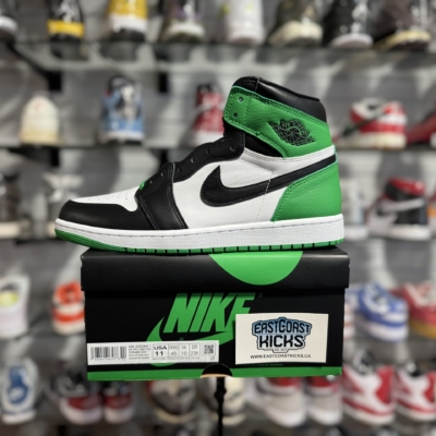 Jordan 1 Retro High OG Lucky Green Size 11