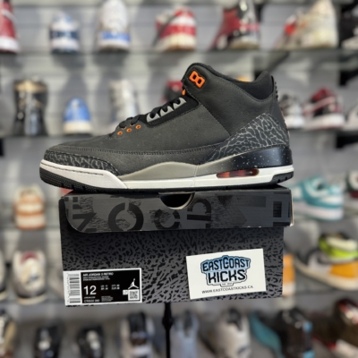 Jordan 3 Retro Fear Pack 2023 Size 12