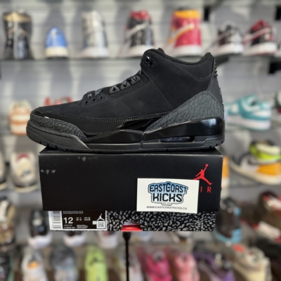 Jordan 3 Retro Black Cat Size 12
