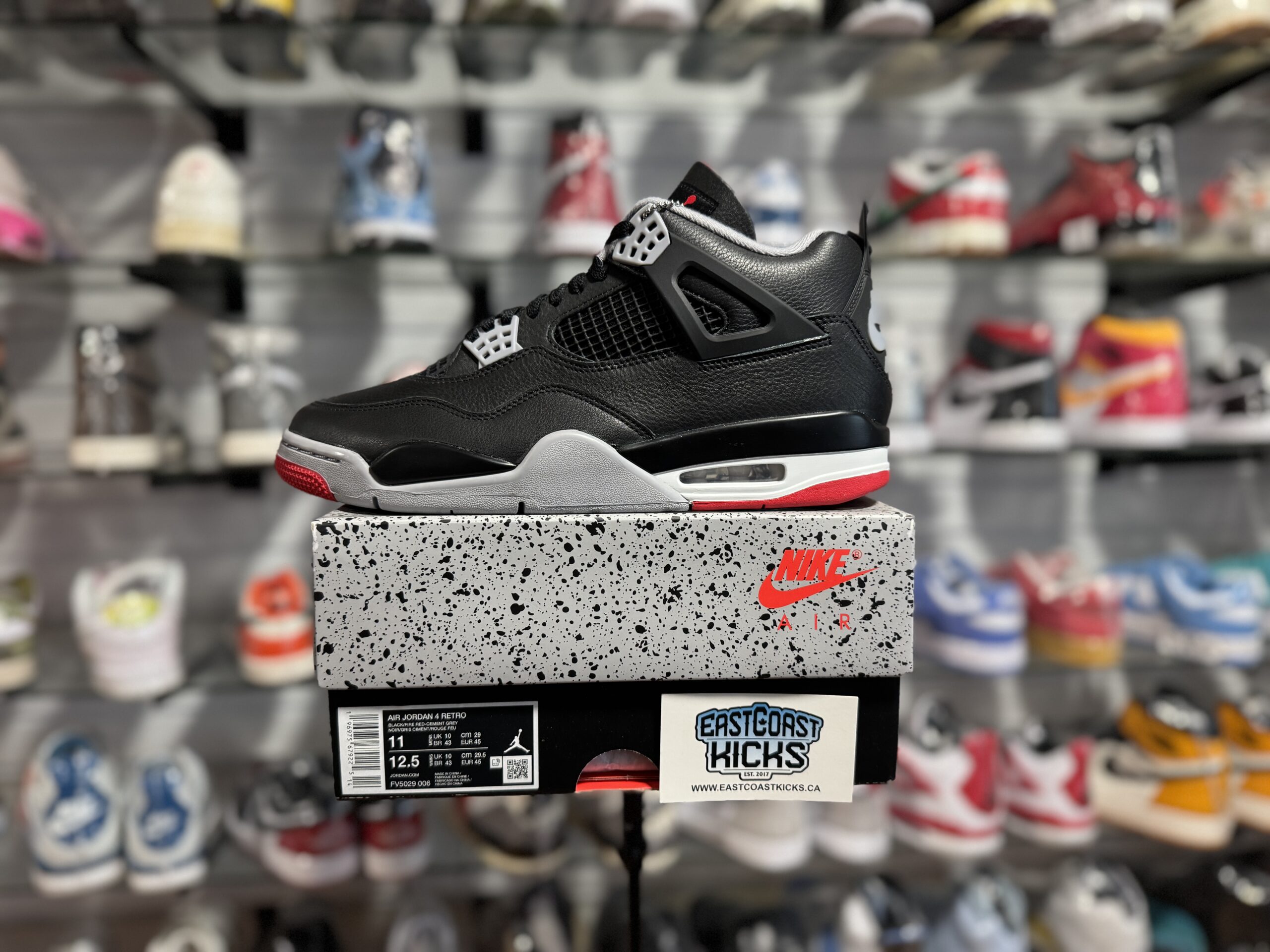 Jordan 4 Retro Bred Reimagined Size 11