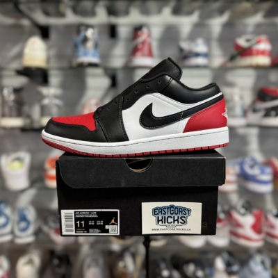 Jordan 1 Low Bred Toe Size 11