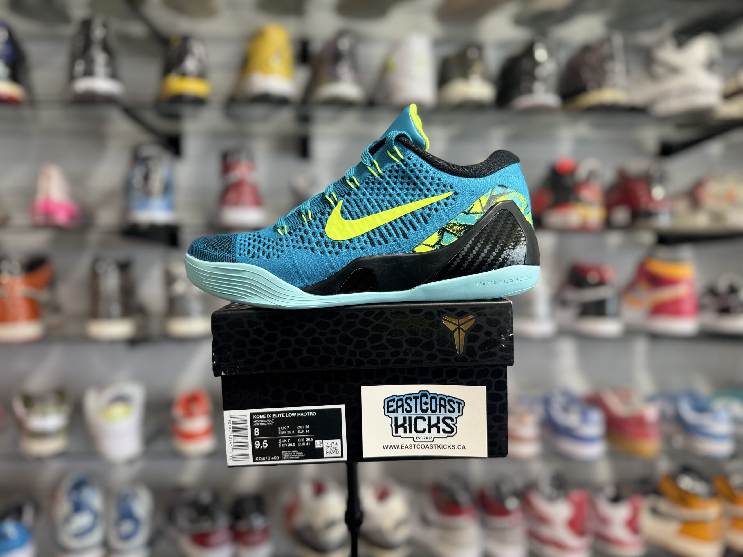 Nike Kobe 9 Elite Low Protro Perspective Size 8