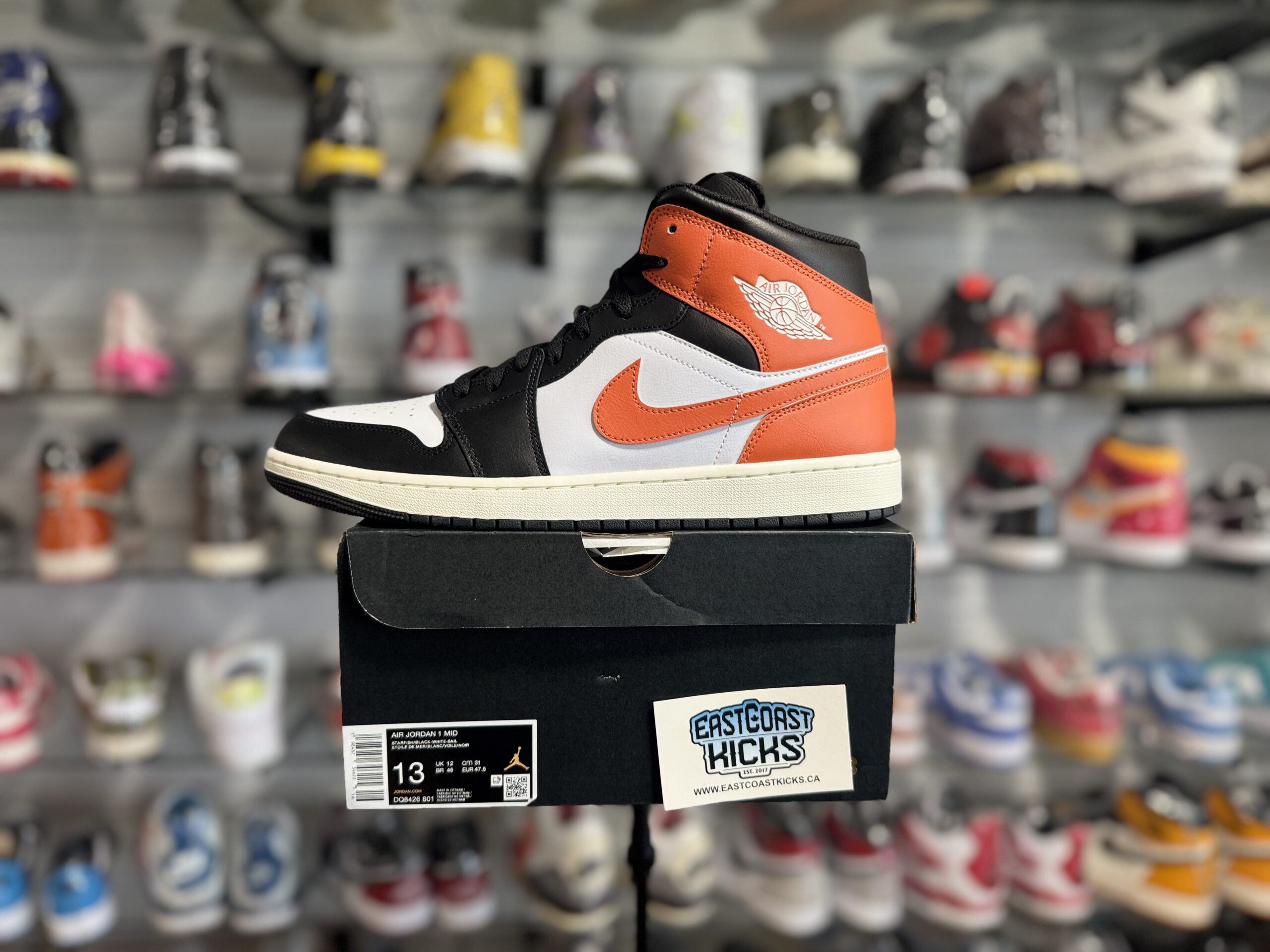 Jordan 1 Mid Shattered Backboard Size 13