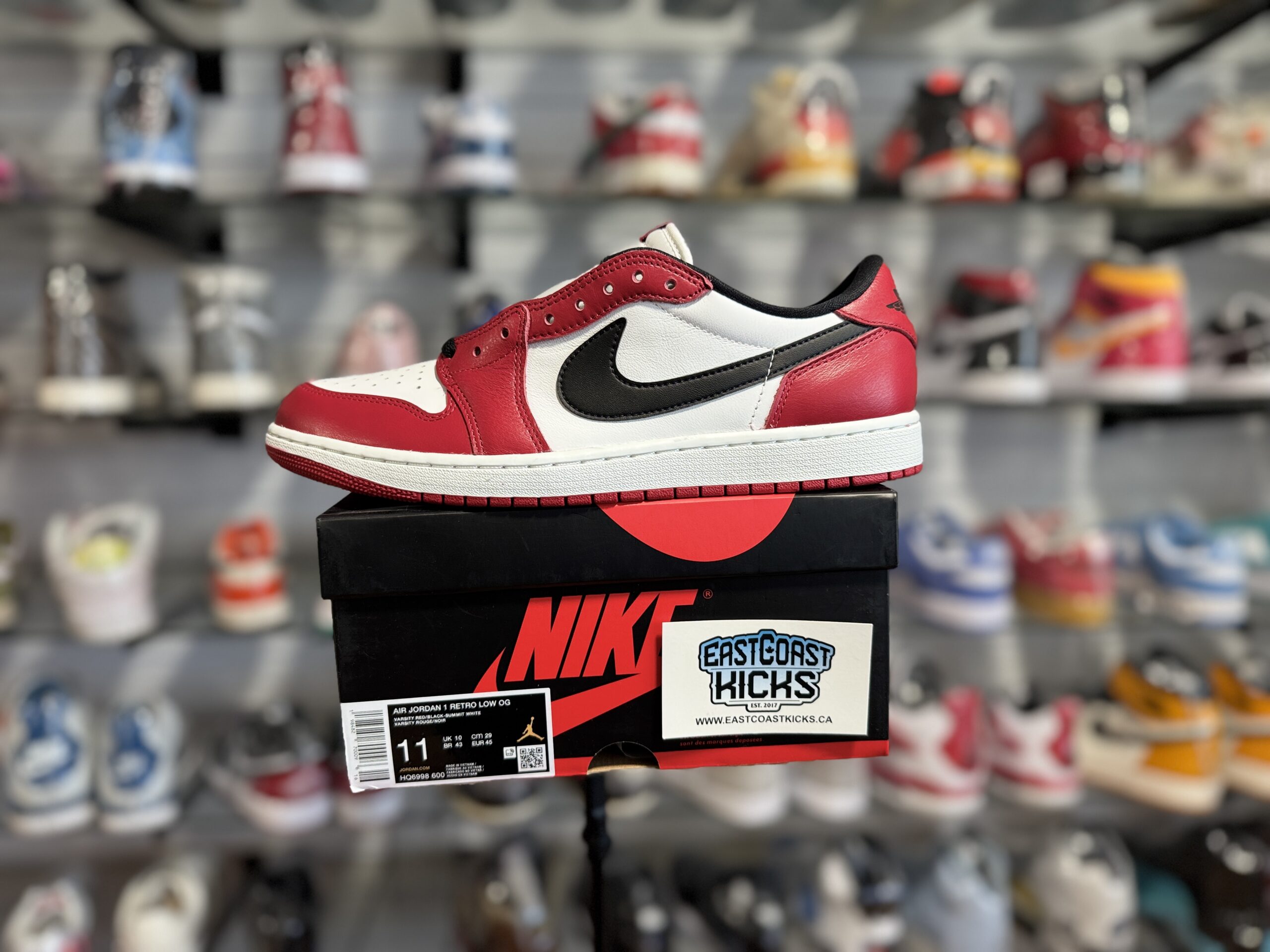 Jordan 1 Retro Low OG Chicago Size 11