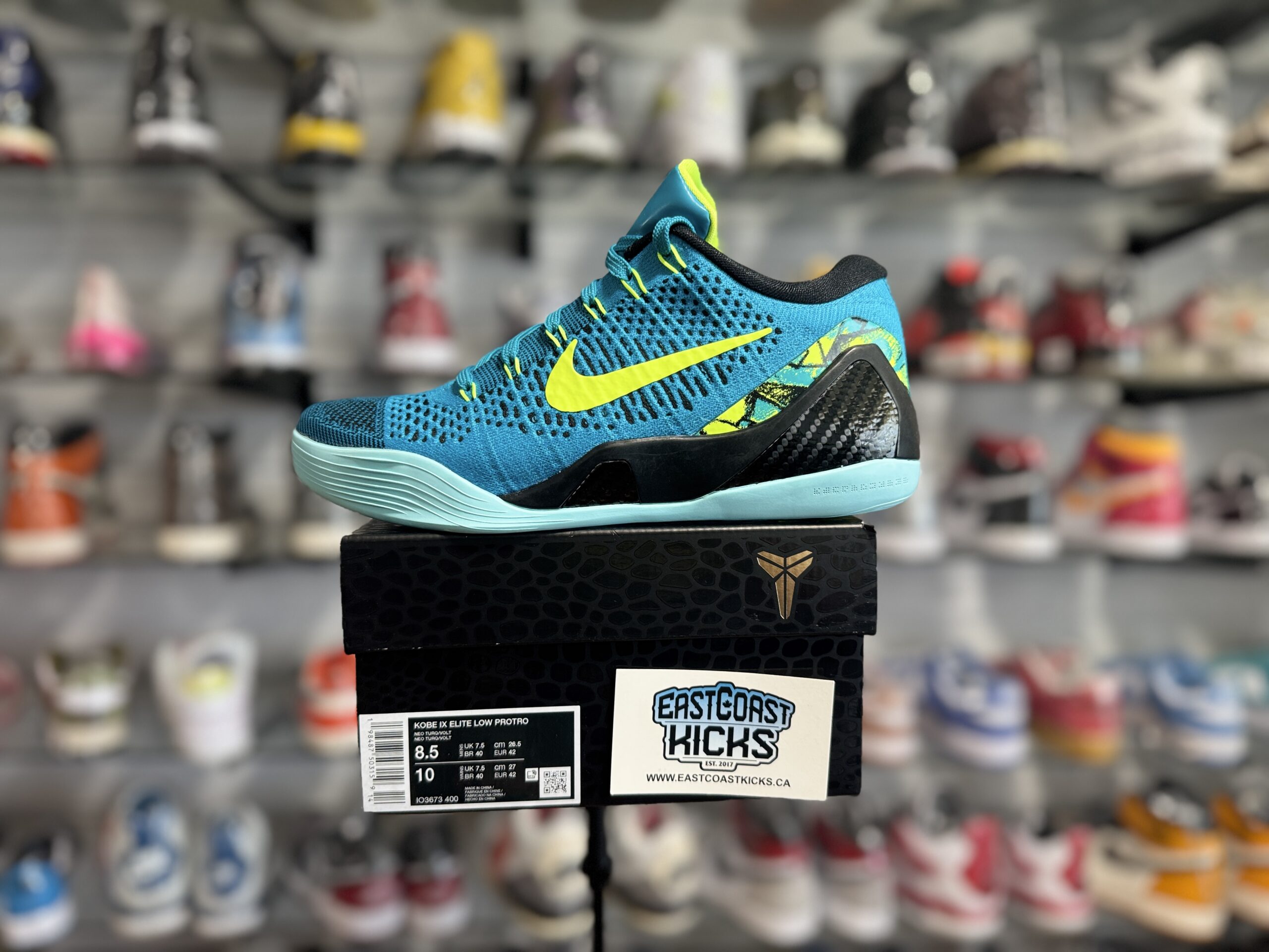Nike Kobe 9 Elite Low Protro Perspective Size 8.5