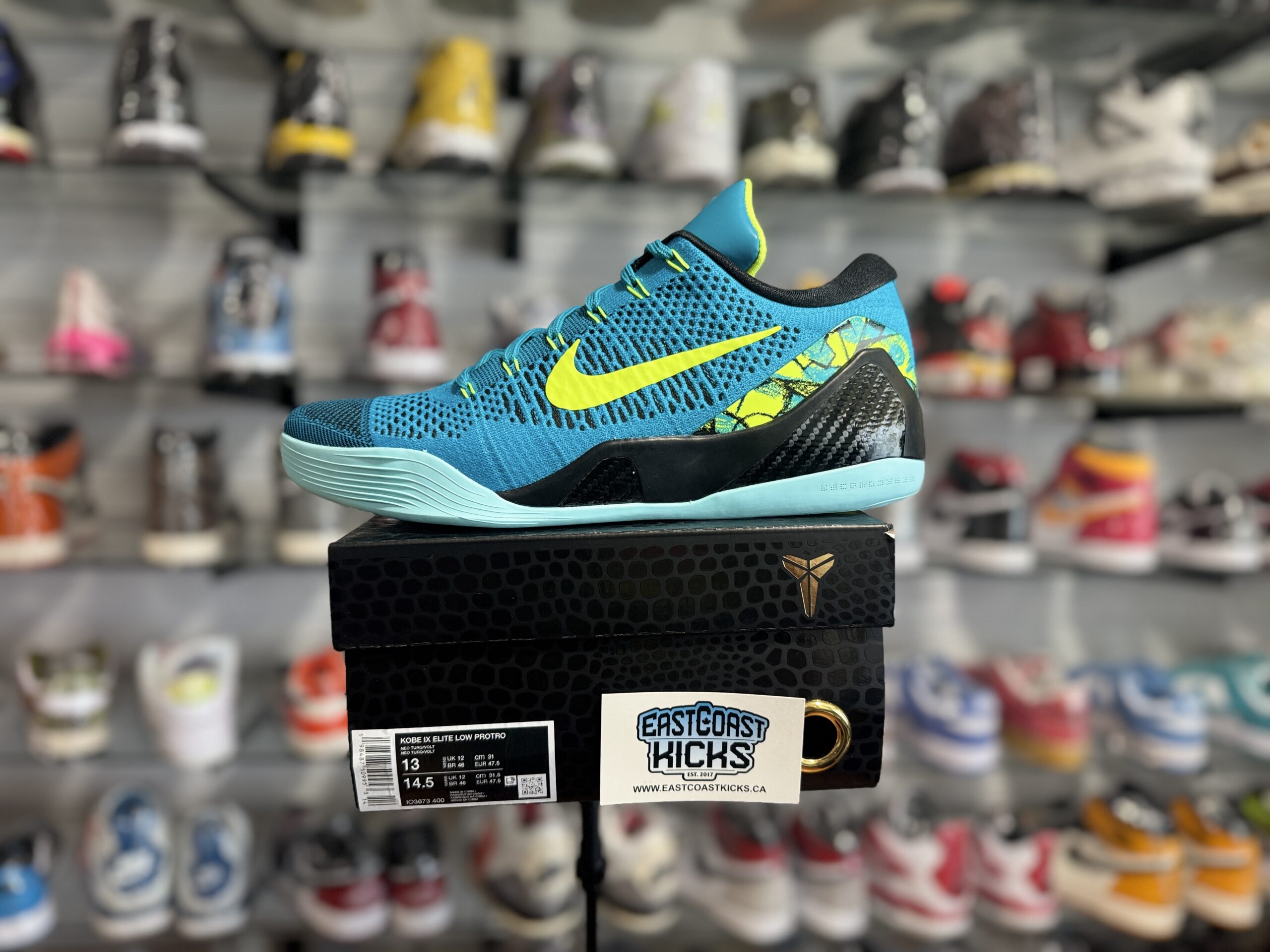 Nike Kobe 9 Elite Low Protro Perspective Size 13