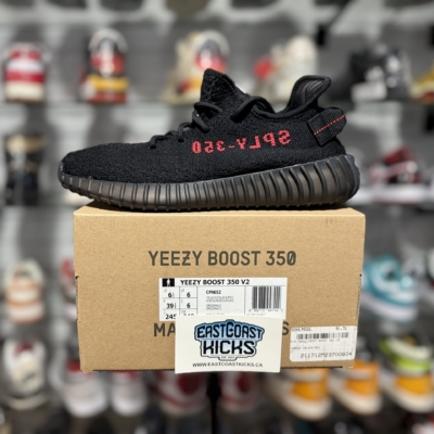 Adidas Yeezy Boost 350 V2 Black Red Size 6.5