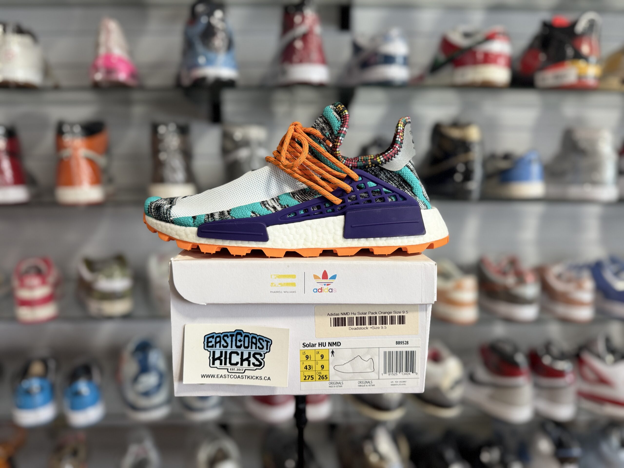 Adidas NMD Hu Solar Pack Orange Size 9.5