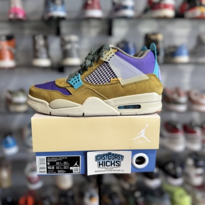 Preowned Jordan 4 Retro SP 30th Anniversary Union Desert Moss Size 9