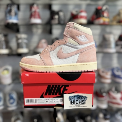 Jordan 1 Retro High OG Washed Pink Size 8.5w/7Y