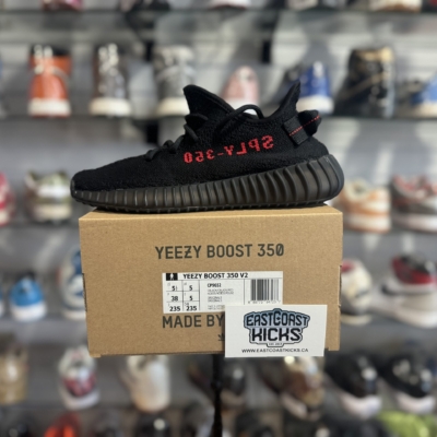 Adidas Yeezy Boost 350 V2 Black Red Size 5.5