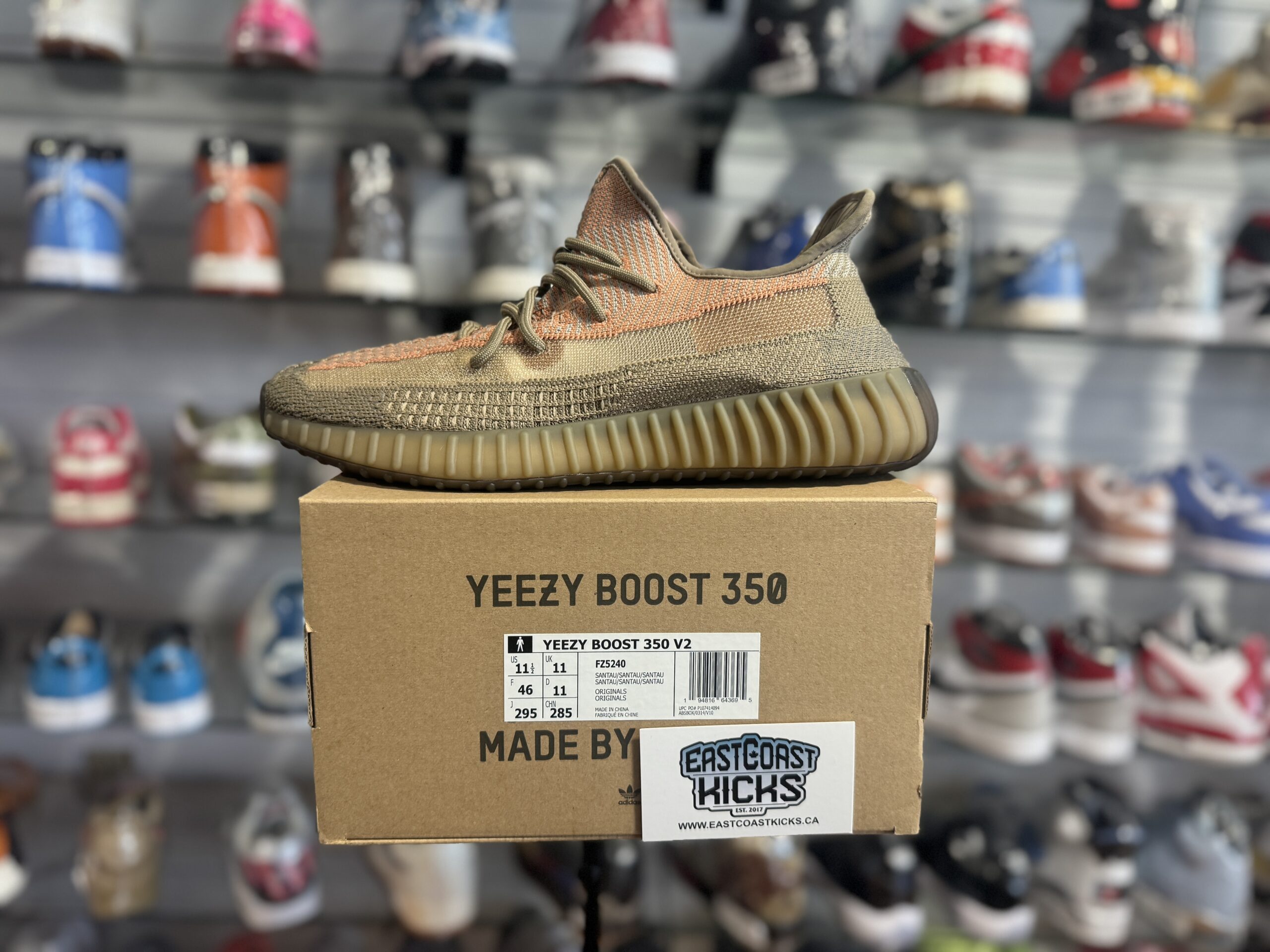Adidas Yeezy Boost 350 V2 Sand Taupe Size 11.5
