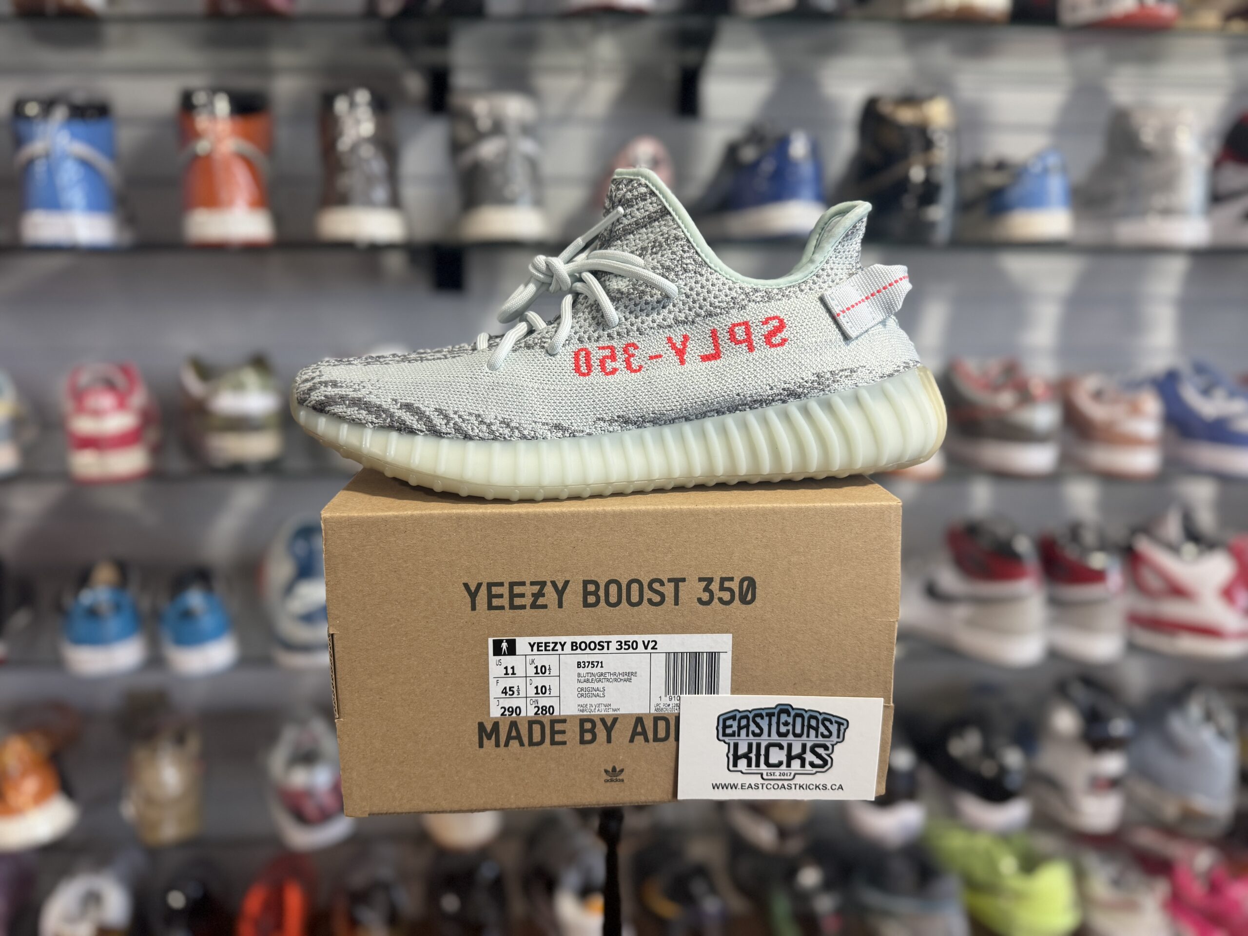 Adidas Yeezy 350 Blue Tint Size 11
