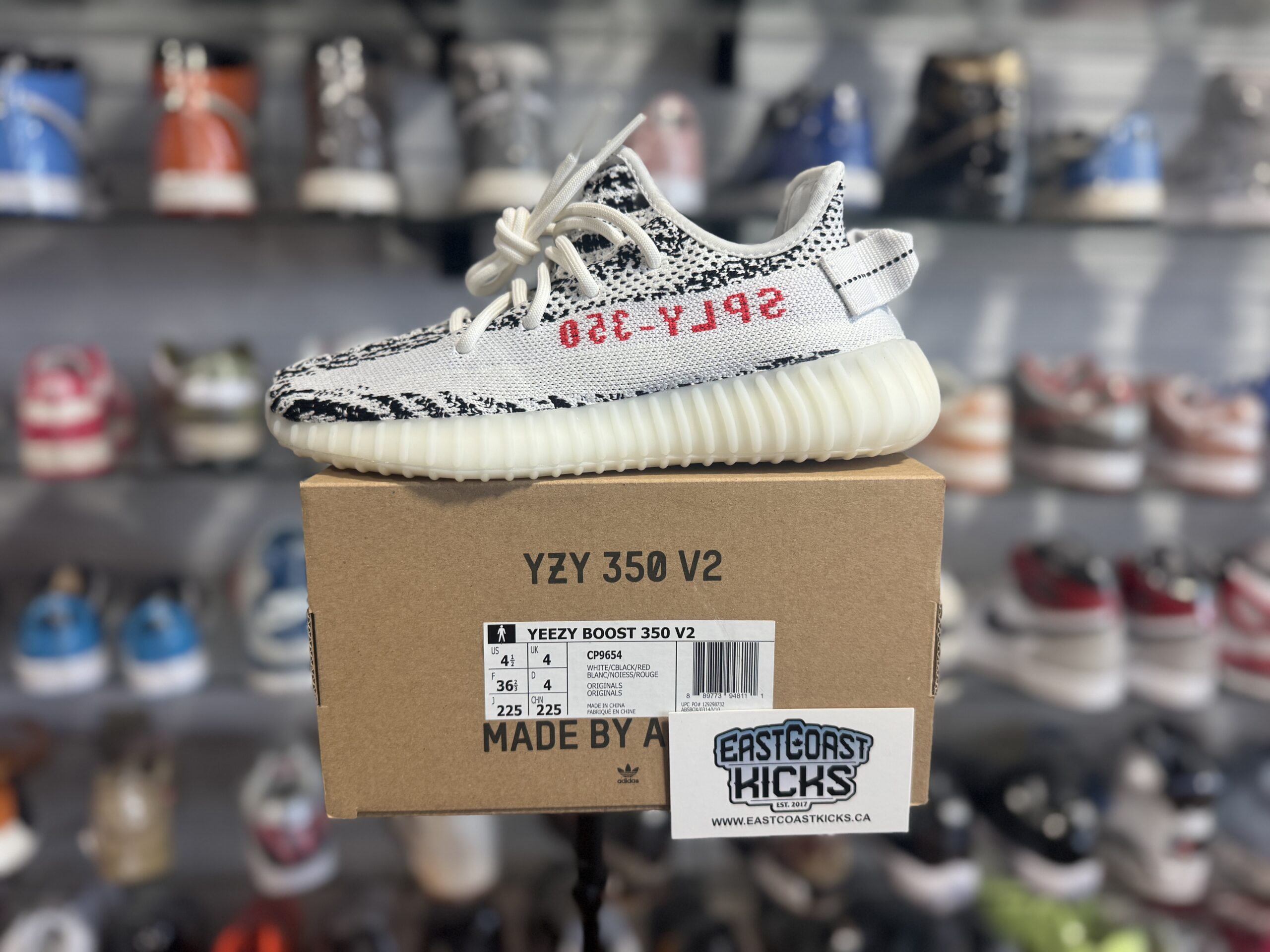 Adidas Yeezy Boost 350 V2 Zebra Size 4.5