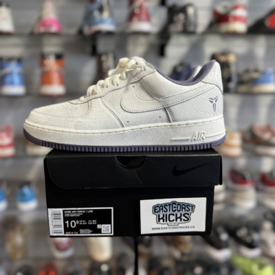 Preowned Nike Air Force 1 Low Kobe Bryant Forever Summit White Daybreak Size 10.5