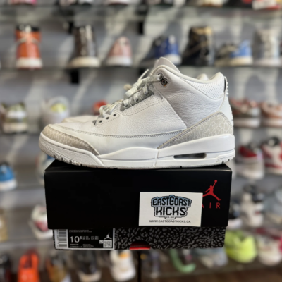 Preowned Jordan 3 Retro Pure Money Size 10.5