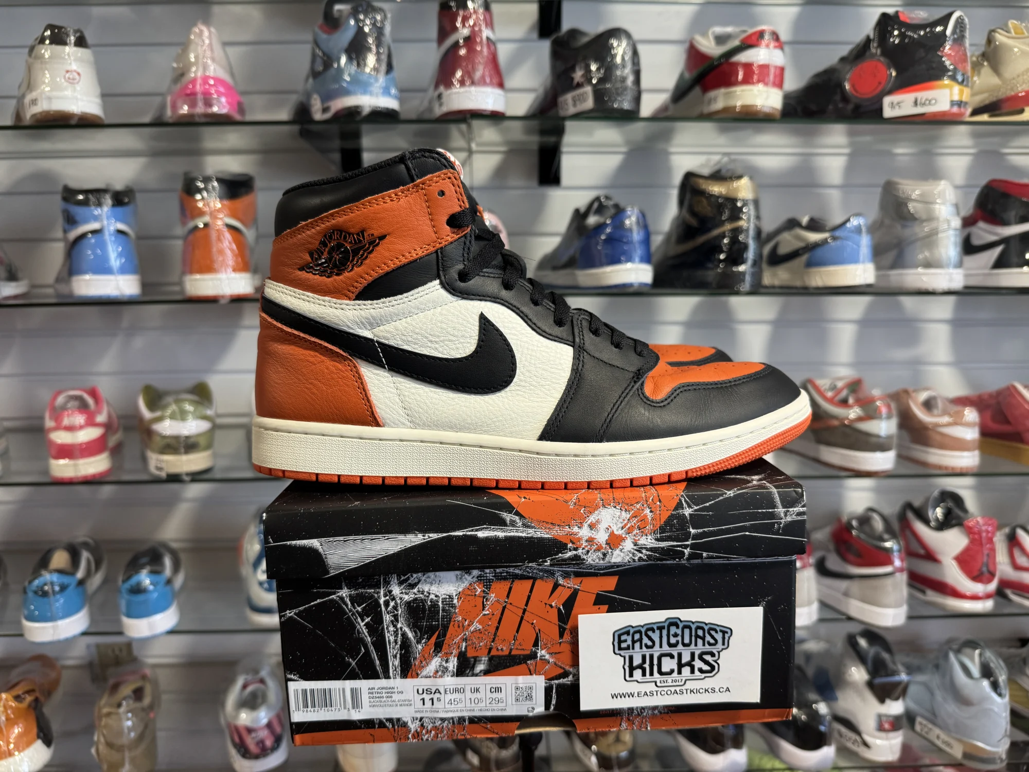 Preowned Jordan 1 Retro High OG Shattered Backboard Size 11.5 - Image 4